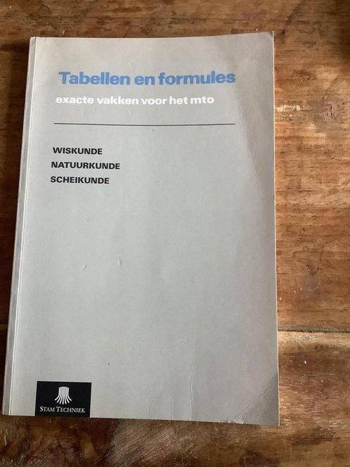 Tabellen en formules: wiskunde, natuurkunde, scheikunde, Boeken, Schoolboeken, Gelezen, Verzenden