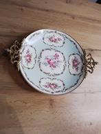 Limoges - Plateau - Porcelaine, Bronze - Plat de service, Antiek en Kunst