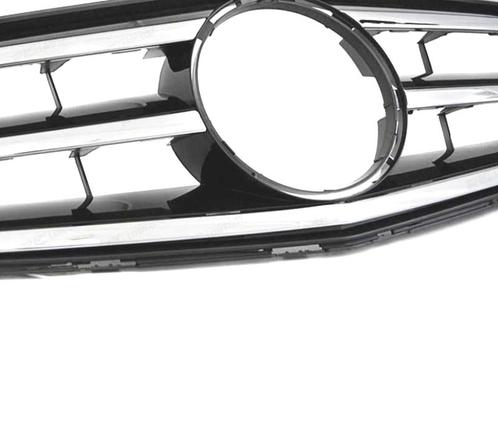CALANDRE MERCEDES W204 S204 07-14 NOIR CHROMÉ, Auto-onderdelen, Carrosserie, Verzenden