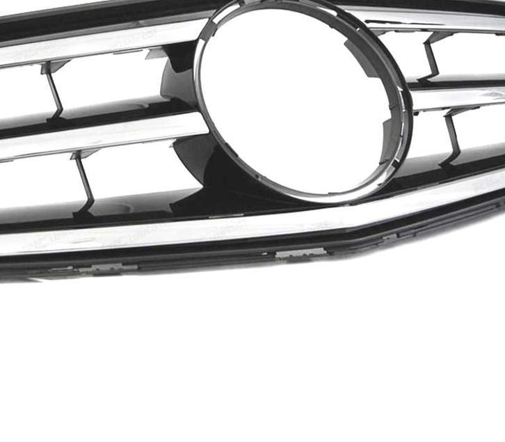 CALANDRE MERCEDES W204 S204 07-14 NOIR CHROMÉ, Auto-onderdelen, Carrosserie, Verzenden