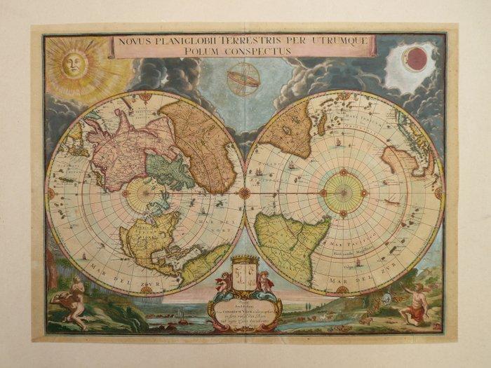 World - Polen / Australië / Californië / China; Gerard Valk, Boeken, Atlassen en Landkaarten