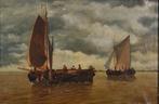 Verboeckhoven (XX) - Fishing vessels on a quiet sea