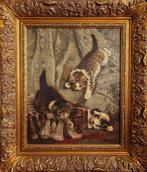 Cornelis Raaphorst (1875-1954) - Spelende kittens, Antiek en Kunst