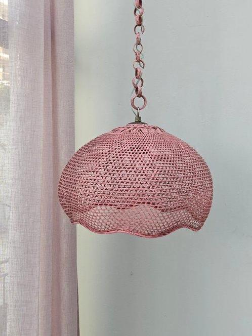 Plafondlamp - Rattan, riet, Antiek en Kunst, Curiosa en Brocante