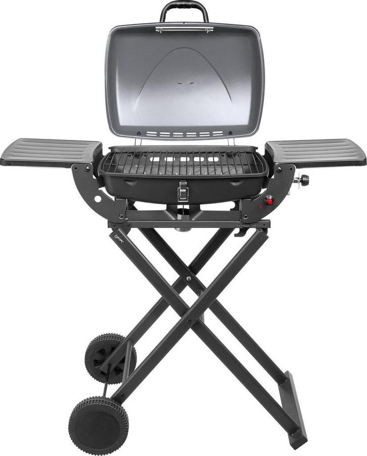 Draagbare gasbarbecue BBQ 1000 met onderstel Teesa TSA015..., Tuin en Terras, Houtskoolbarbecues, Nieuw, Verzenden