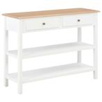 vidaXL Dressoir 110x35x80 cm MDF wit, Huis en Inrichting, Kasten | Dressoirs, Verzenden, Nieuw