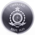 Niue. 5 x 1 oz 2023 $2 NZD Blackbeard - Jolly Roger Series