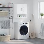 vidaXL Wandkast 60x31x70 cm bewerkt hout wit, Huis en Inrichting, Verzenden, Nieuw