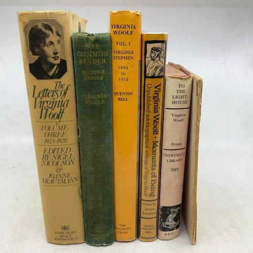 Virginia Woolf - Lot of six Virginia Woolf related books -, Antiek en Kunst, Antiek | Boeken en Manuscripten