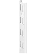 Wandrail dubbel 1495 mm wit gelakt, Huis en Inrichting, Woonaccessoires | Wandplanken en Boekenplanken, Nieuw