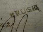 Belgique 1781 - Bruges - Enveloppe philatélique avec, Postzegels en Munten, Gestempeld