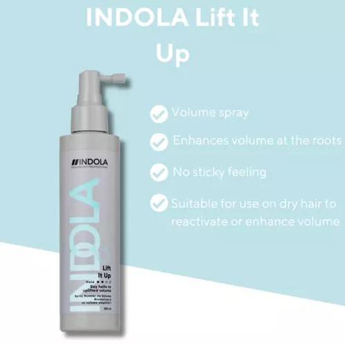 Indola Lift It Up Volume Spray (Texturizing Spray), Handtassen en Accessoires, Uiterlijk | Haarverzorging, Nieuw, Verzenden