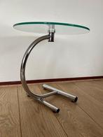 Table dappoint - Verre, Acier, Chrome