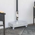 vidaXL Parasolvoet 45x25x8 cm graniet lichtgrijs, Verzenden