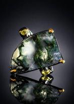 Zilver, Moss Agate - Ring - Bosgeest