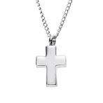 Fako Bijoux® - Ketting - Ashanger / Assieraad - Kruis -, Handtassen en Accessoires, Kettingen, Verzenden, Nieuw