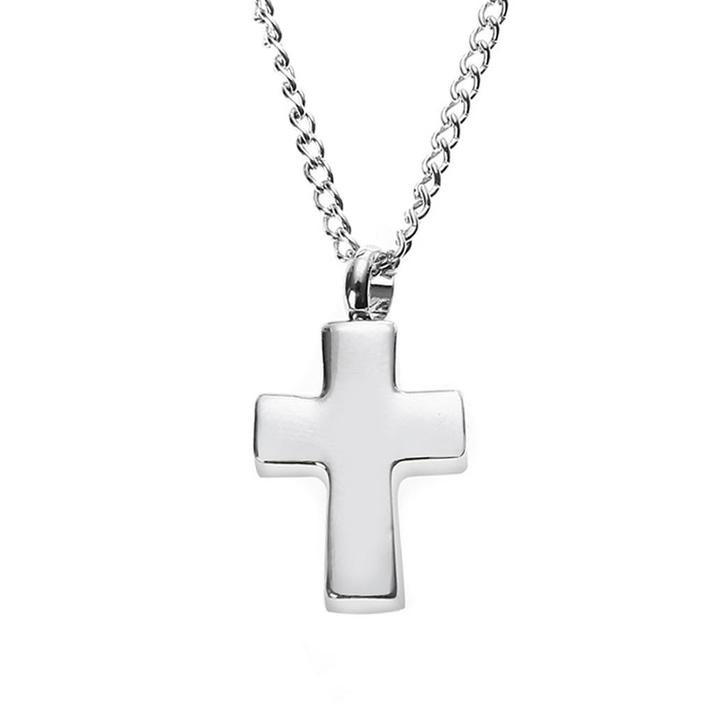 Fako Bijoux - Ketting - Ashanger / Assieraad - Kruis -, Handtassen en Accessoires, Kettingen, Verzenden