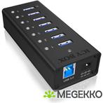 ICY BOX-AC618 7 poorts USB 3.0 hub, Computers en Software, Verzenden, Nieuw