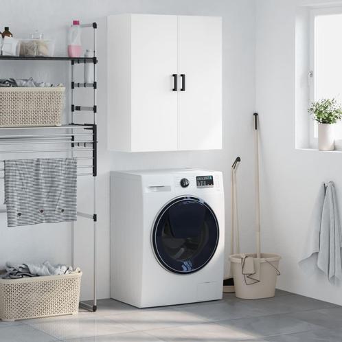vidaXL Wandkast 69,5x34x90 cm wit, Huis en Inrichting, Kasten | Dressoirs, Nieuw, Verzenden