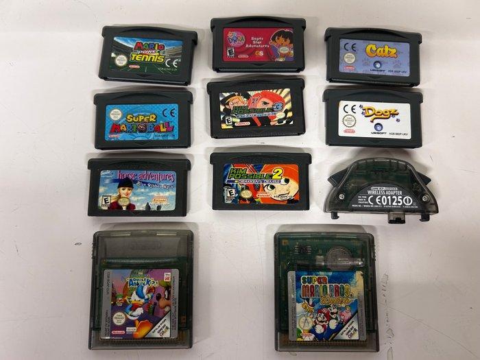 Nintendo - Gameboy Advance SP - Game Boy Advance SP With 10, Games en Spelcomputers, Spelcomputers | Overige Accessoires