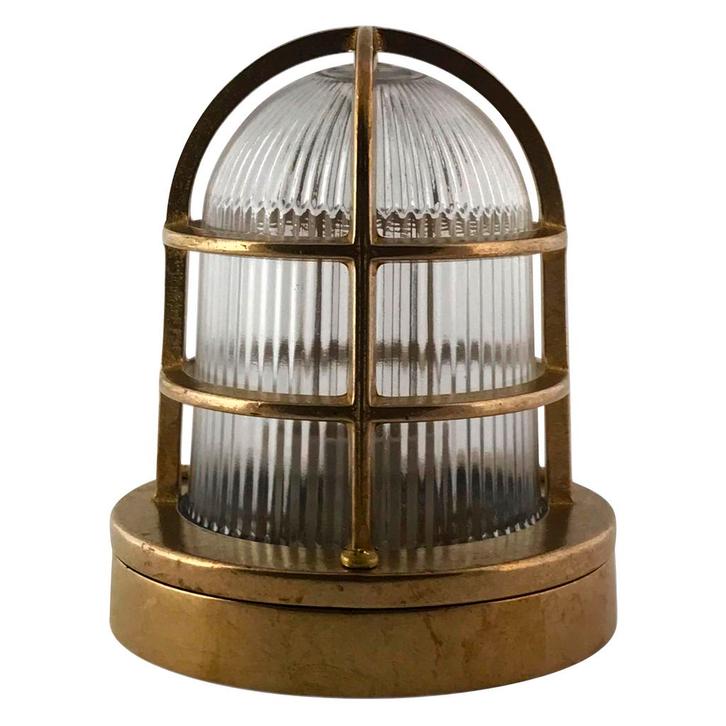 Scheepslampen &amp; Maritiem Gibraltar Scheepslamp Brons, Tuin en Terras, Buitenverlichting, Minder dan 50 watt, Nieuw, Overige materialen