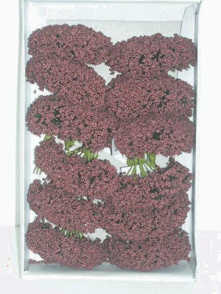 Fieldberries bordeaux doosje voor bloemschikken ro, Huis en Inrichting, Woonaccessoires | Kunstplanten en Kunstbloemen, Nieuw
