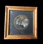 Scuola veneta (XVIII) - Paesaggio con viandanti, Antiek en Kunst