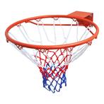 vidaXL Basketbalringset met net 45 cm oranje, Verzenden