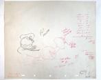 Original Walt Disney of 1939 - Animatieproductie tekening +, Nieuw