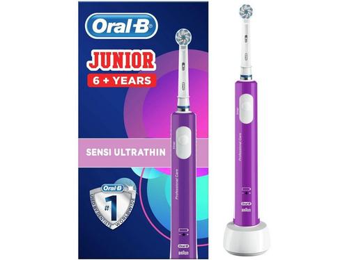 Oral-B Junior - Elektrische tandenborstel - Paars, Huis en Inrichting, Woonaccessoires | Overige, Zo goed als nieuw, Verzenden