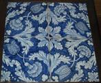 Tegel - Delft - 1750-1800 - Quadraat Tulpen en Anjers, Antiek en Kunst