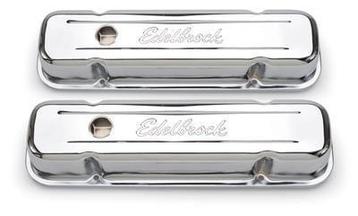 Pontiac hoge Klepdeksels edelbrock chroom, Ophalen of Verzenden