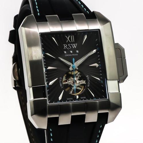 RSW - Cross Road - Swiss Watch - RSWA152OH-SL-3B - Limited, Handtassen en Accessoires, Horloges | Heren
