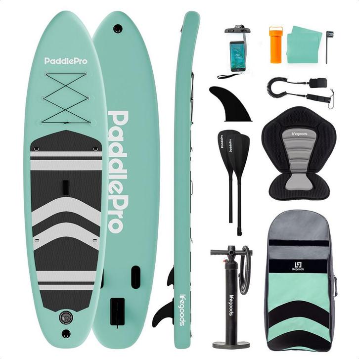 2dekans | LifeGoods PaddlePro SUP Board - met Zitje -, Watersport en Boten, Suppen, Ophalen of Verzenden