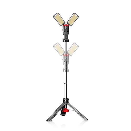 LED Werklamp op Statief | 2x50W | CCT Schakelaar | IP54, Tuin en Terras, Buitenverlichting, Nieuw, Led, Aluminium, Netvoeding