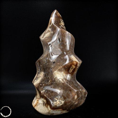 Prachtige Zwarte Opaal Vlam- 847.95 g, Verzamelen, Mineralen en Fossielen