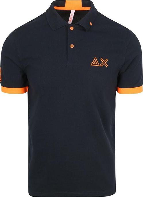 Sun68 Poloshirt Logo Fluo Navy maat Maat 48/50 (M) Heren, Kleding | Heren, Polo's, Blauw, Nieuw, Maat 48/50 (M), Verzenden