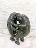 Figurine - Dansende kikkers - Bronze, Antiek en Kunst
