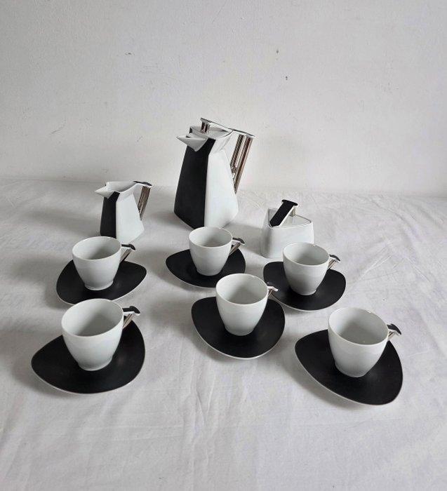 Koffieservies voor 6 - Porselein, Antiquités & Art, Antiquités | Meubles | Tables
