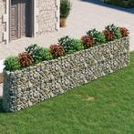 vidaXL Gabion plantenbak verhoogd 470x50x100 cm, Tuin en Terras, Bloempotten, Verzenden, Nieuw
