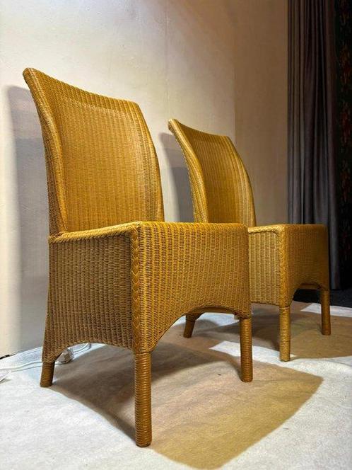 Lloyd Loom - Stoel - Vintage Stoelen – Geweven Design -, Huis en Inrichting, Overige Huis en Inrichting