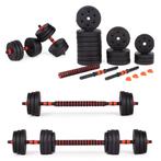 Verstelbare dumbbells - 40kg - 16 gewichten - halterhoude..., Sport en Fitness, Ophalen of Verzenden, Nieuw