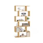 Ãtagere Chene Naturel 6 Niveaus | Retour Deal | Salon/Bu., Huis en Inrichting, Verzenden, Nieuw, Contemporain, Met plank(en)