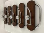 Porte-manteau - Hout-Chroom