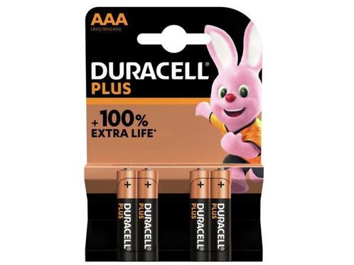 Veiling - 5x Duracell Alkaline Plus AAA batterijen 4-pack, Computers en Software, Accu's en Batterijen