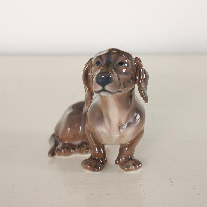 Dahl Jensen - Beeldje - Dachshund - Porselein, Antiek en Kunst, Antiek | Glaswerk en Kristal
