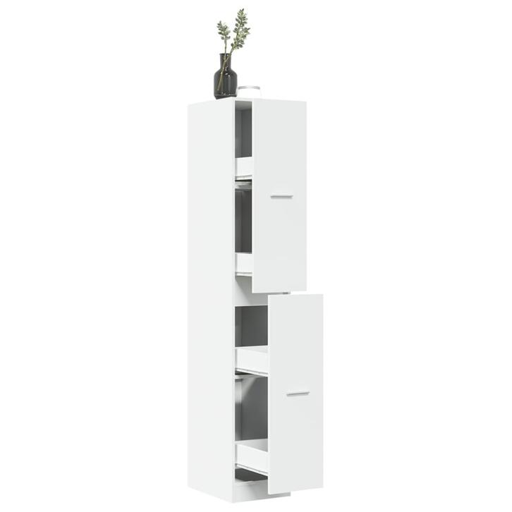 vidaXL Apothekerskast Wit 30x41x174,5 cm Bewerkt Hout, Huis en Inrichting, Kasten | Overige, Nieuw, Verzenden