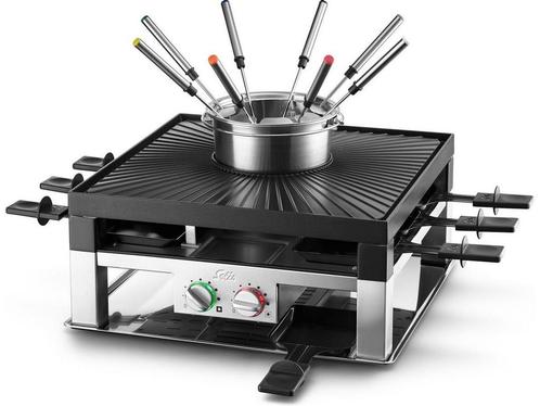 Solis Combi Tafelgrill 3 in 1 796 Gourmetstel 8 Personen -, Huis en Inrichting, Woonaccessoires | Overige, Nieuw, Verzenden