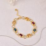 Zonder Minimumprijs - Armband Zilver - Gemengde edelstenen -