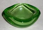 Schaal - Bullicante verde - Glas, Antiek en Kunst
